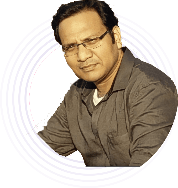 Vinod Ram portrait used for JustAskVin homepage and starter CMS content.
