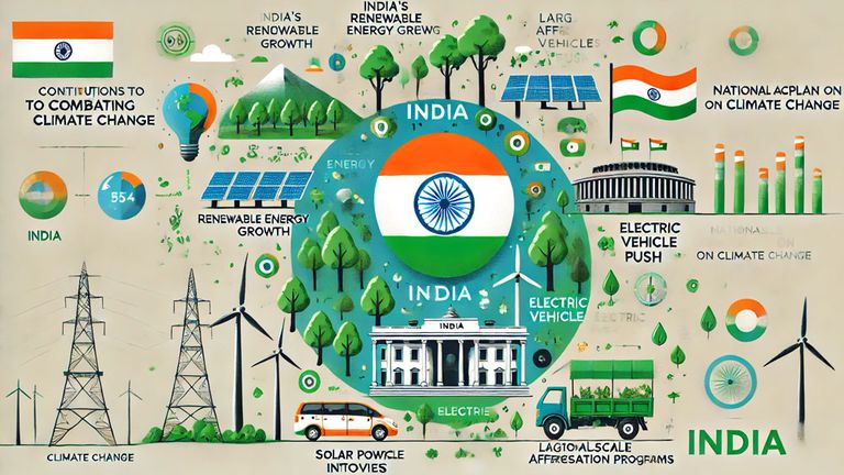 How can india contribute to world climate changes