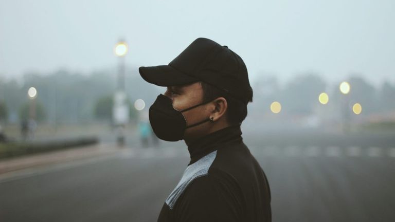 pollution level in delhi