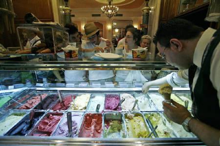 Women breast milk ice-cream
