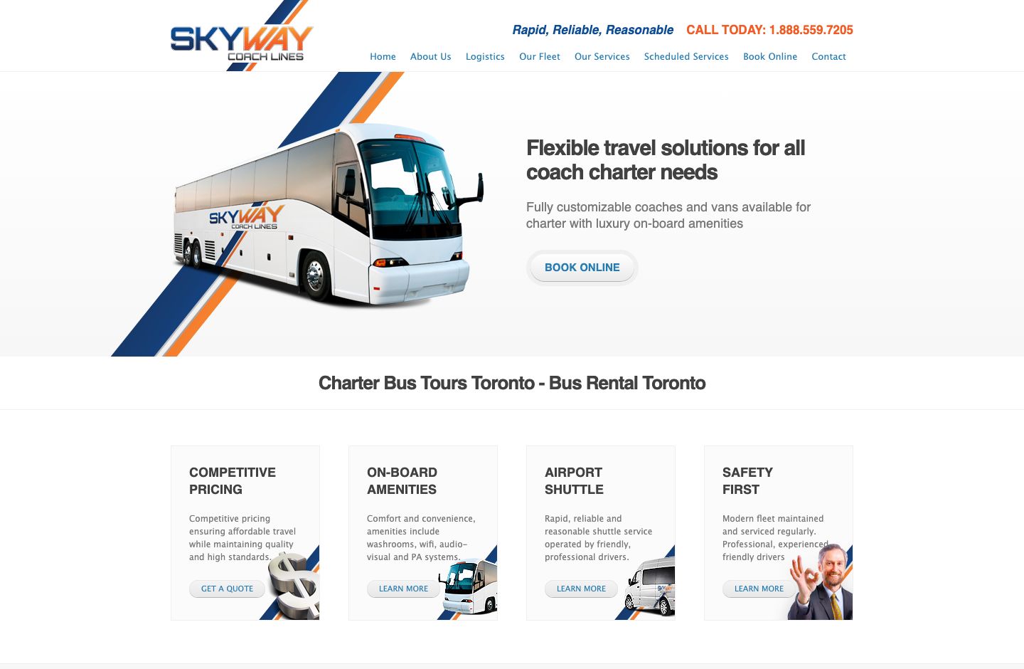 Skyway Coach - Operations & CRM System desktop view