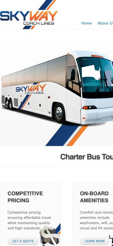 Skyway Coach - Operations & CRM System mobile view